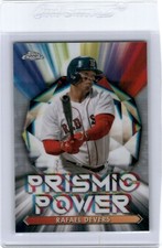 RAFAEL DEVERS 2021 TOPPS CHROME PRISMIC POWER REFRACTOR RED SOX K3