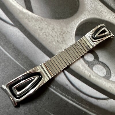 Accutron Astronaut size American-made vintage watch band NOS 1960s curved ends