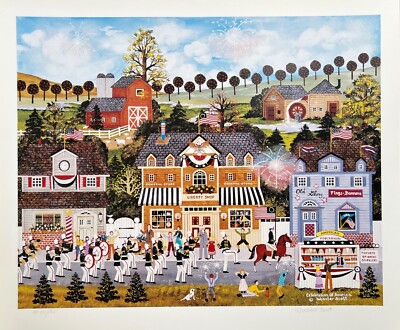 Jane Wooster Scott CELEBRATION OF AMERICA Hand Signed Limited