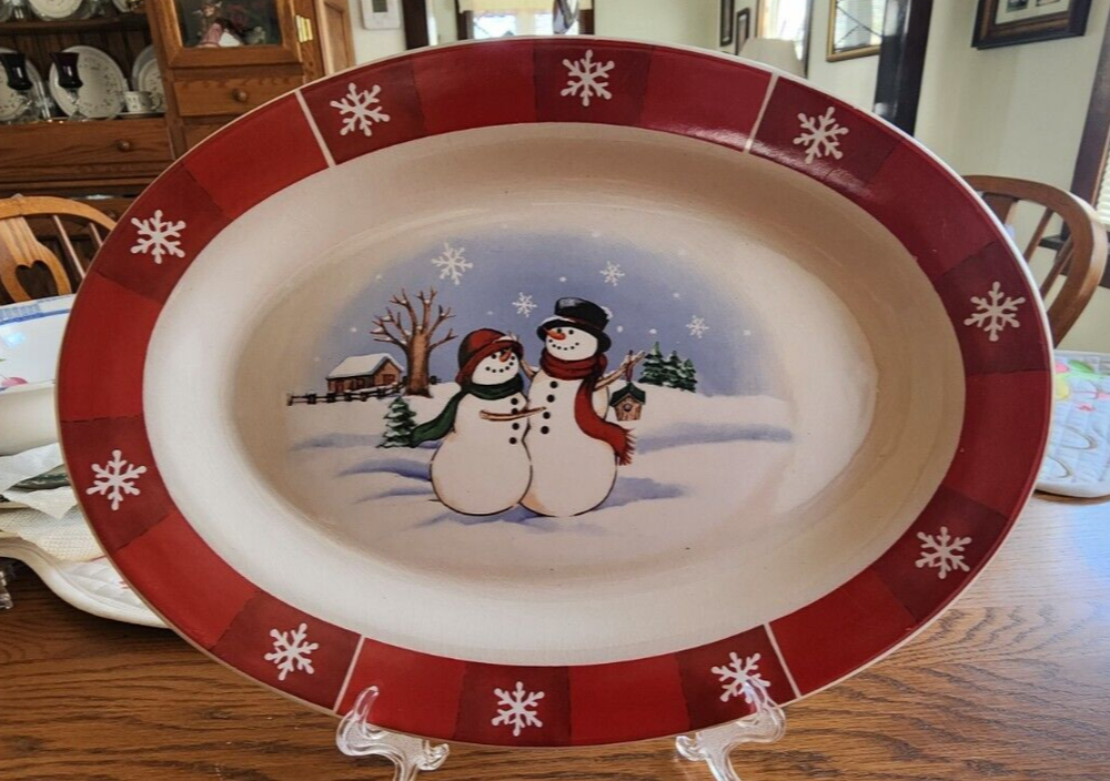 Winter Wishes Platter Chop Plate 14