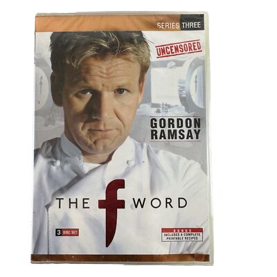 F Word, The Season Series 3 Gordon Ramsay  (3 DVD Set,2009) 30969-D New Sealed