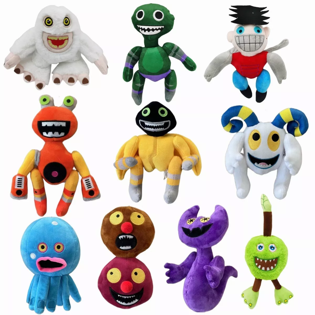 My Singing Monsters Wubbox Plush Toys Soft Stuffed Doll For Kids Gift Room  Decor