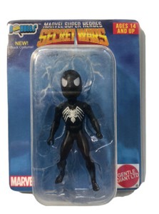 Figurine Marvel Guerres Secrètes - Spider-Man Costume Noir - Mattel - Loose