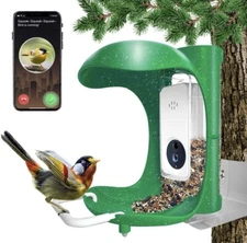 Fussbric Smart Bird Feeder with Camera, AI Recognition and Bird Sensing, Smart..