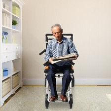Portable Folding Wheelchair Ultra-Light Transportable Wheelchair for Seniors New