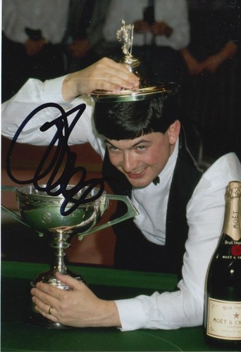 JOHN PARROTT HAND SIGNED 6X4 SNOOKER PHOTO PROOF 7. - Picture 1 of 2