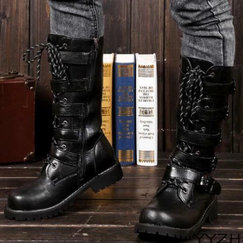 Men clearance tall boots