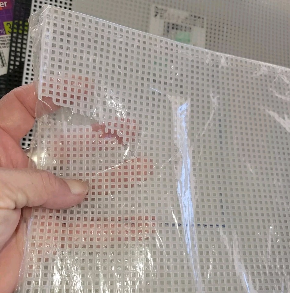 Lot 12 Pieces Cross Stitch Burdette Pattern Plastic Grids Knitting