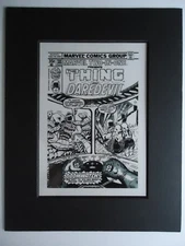 '78 MARVEL TWO-IN-ONE # 38 RON WILSON JOE SINNOTT DAREDEVIL COVER PRODUCTION ART
