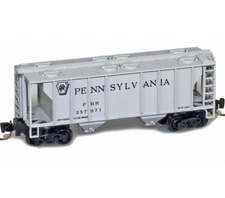 Micro Trains Z Scale ~ New ~ 2 Bay Covered Hopper Pennsylvania 257971 ~ 53100321
