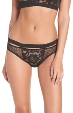 ELSE L7037 Black Petunia Panties Women's Size XS