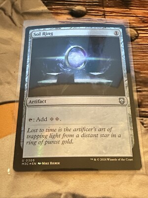 MTG Sol Ring (Ripple Foil) Commander: Modern Horizons 3 Foil #305