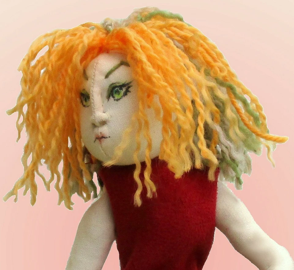 Autumn elf cloth doll sewing pattern - Image 2 of 4