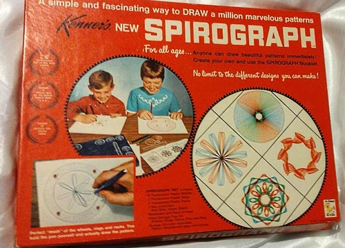 Kenner No. 401 1967 Spirograph Rare Drawing Art Toy Design NSERT VTG Complete !