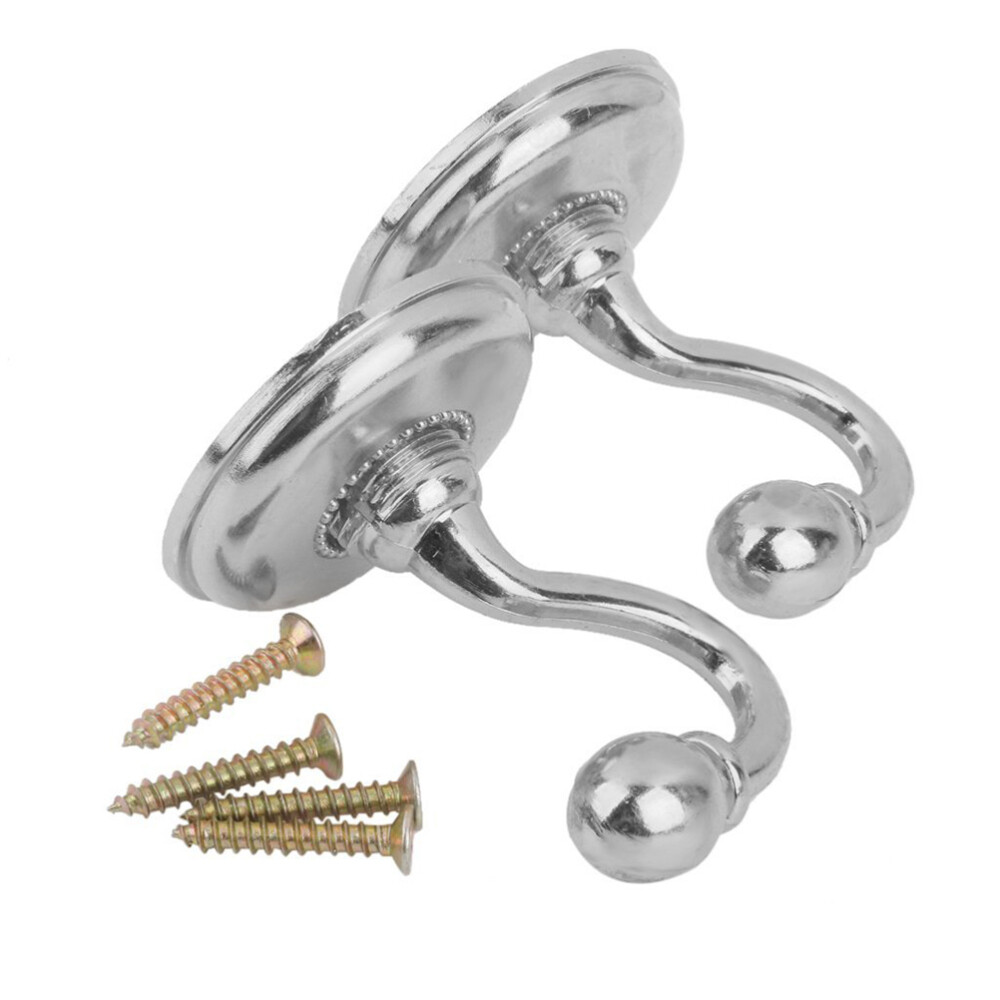 2 Pcs Decorative Window Drapery Holder Suction Cup Hat Wall Hooks Stop