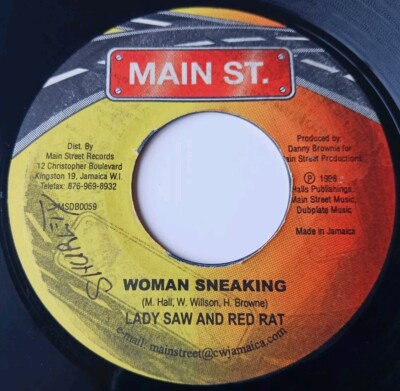 Lady Saw And Red Rat - Woman Sneaking / Heavy Metal Riddim 45 - 1998 Main St.