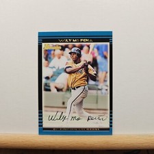 2002 Bowman Draft Picks & Prospects Baseball Wily Mo Pena paper base # BDP163