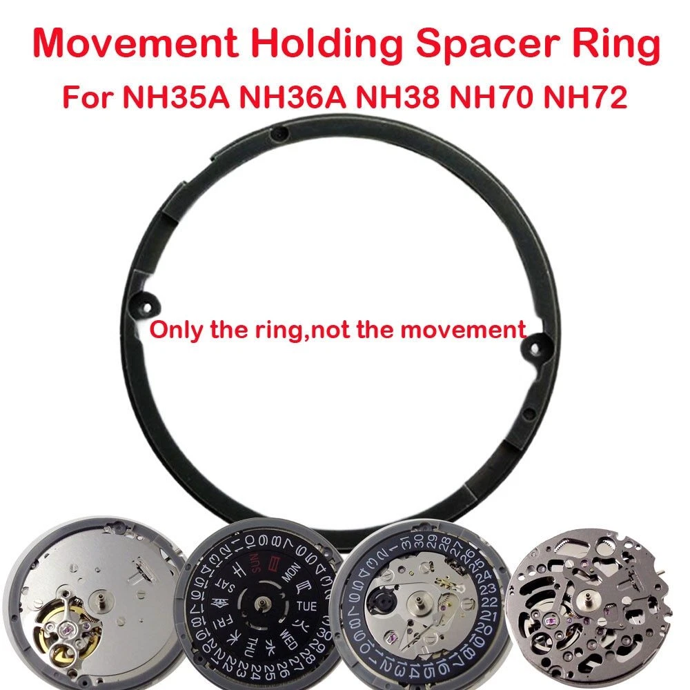 BLIGER Fit NH36 NH35 NH38 7S26 NH70 NH72 Watch Movement Holder Spacer Ring Parts