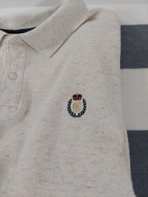 稀少 CHAPS RALPH LAUREN バックロゴ 袖革 スタジャン Lサイズ