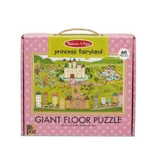Melissa and Doug Princess Fairyland Giant Floor Puzzle #31372 Sealed