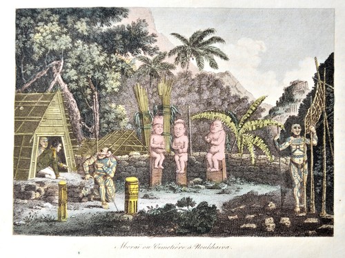 J.&E. Verreaux : L'OCEANIE EN ESTAMPES... 1832. 56 planches en couleurs. - Picture 7 of 10