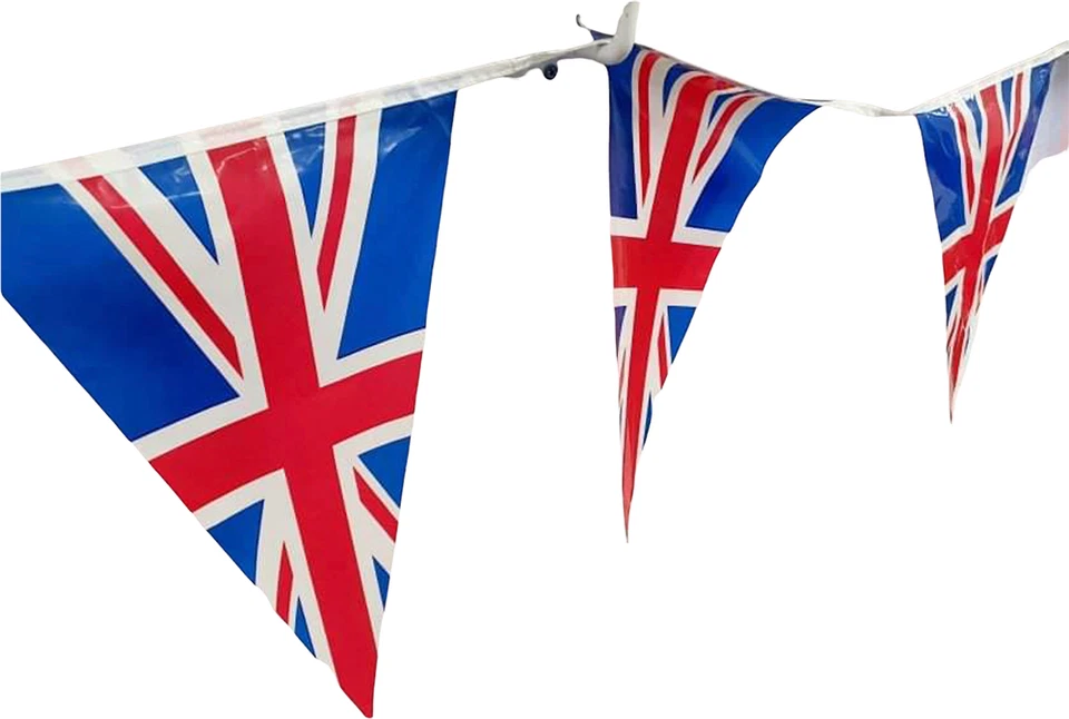 CORONATION-VE DAY- CELEBRATION PARTY PACK includes hand flags, bunting, XL Flag - Image 3 of 4