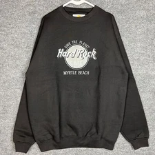 Vintage Hard Rock Cafe USA Made Sweatshirt Myrtle Beach SZ Large