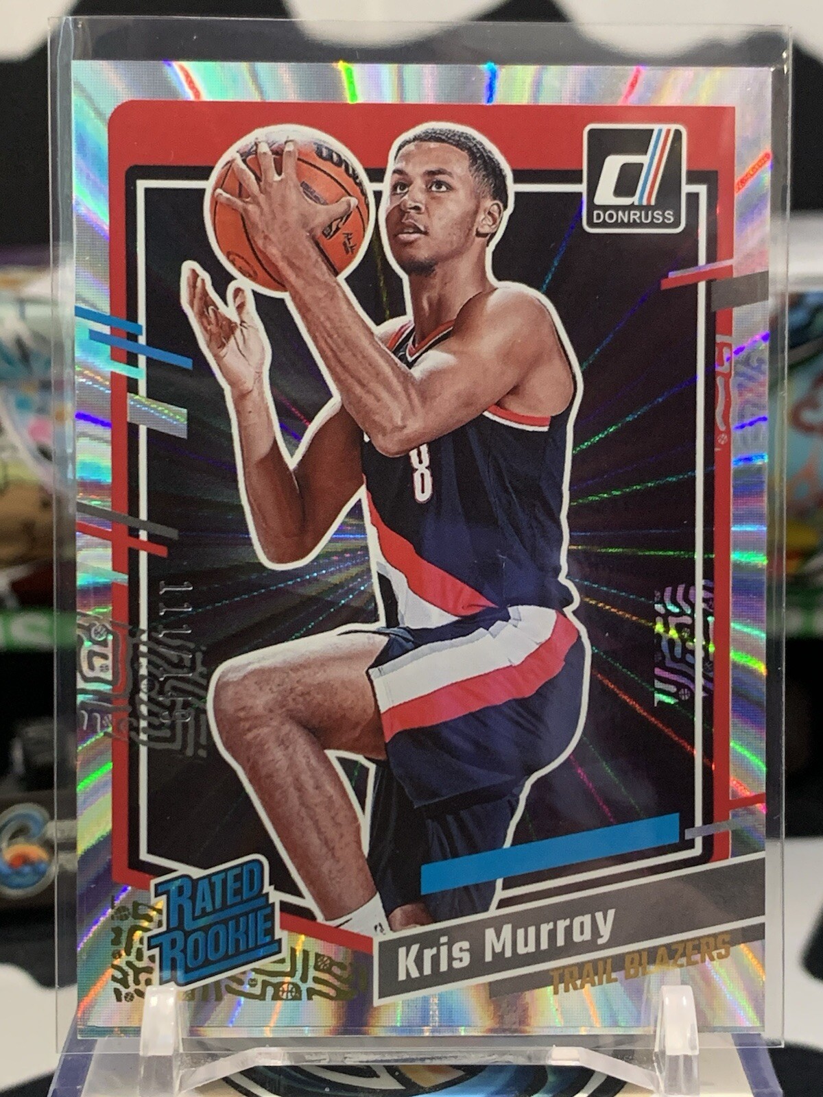 2023-24 Panini Donruss - Rated Rookie Holo Laser #203 Kris Murray /149 (RC) TZ