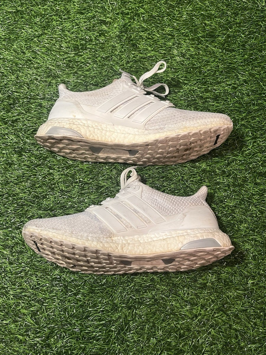 Adidas UltraBoost 2.0 Triple White Size 10 Used No Box 100