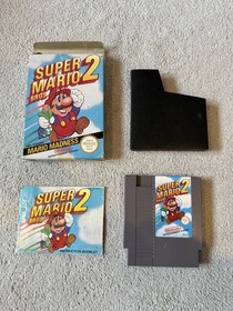 Super Mario Bros 2 Nintendo NES Boxed Manual