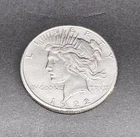 1922-S Peace Silver Dollar $1 VF/XF San Francisco Mint 90% Silver