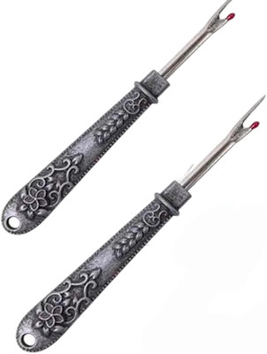 2Pcs Antique Vintage Seam Ripper, Vintage Thread Remover Tool, Metal Thread Ripp