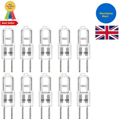 Kompakte GY6.35 35W dimmbare Halogenlampe - Ideal für enge Räume, 10er Pack
