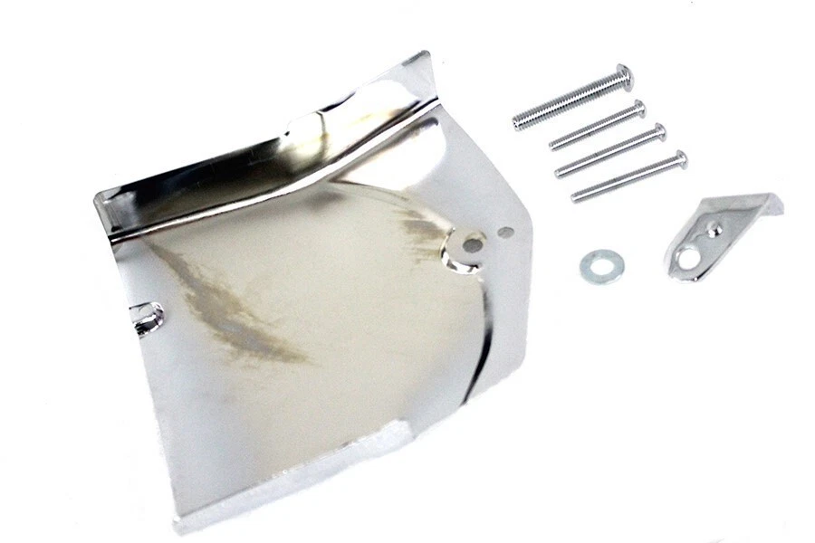 Cubierta de piñón cromada V-Twin 42-0930 para Harley Sportster 04-21 Foto 3 de 4