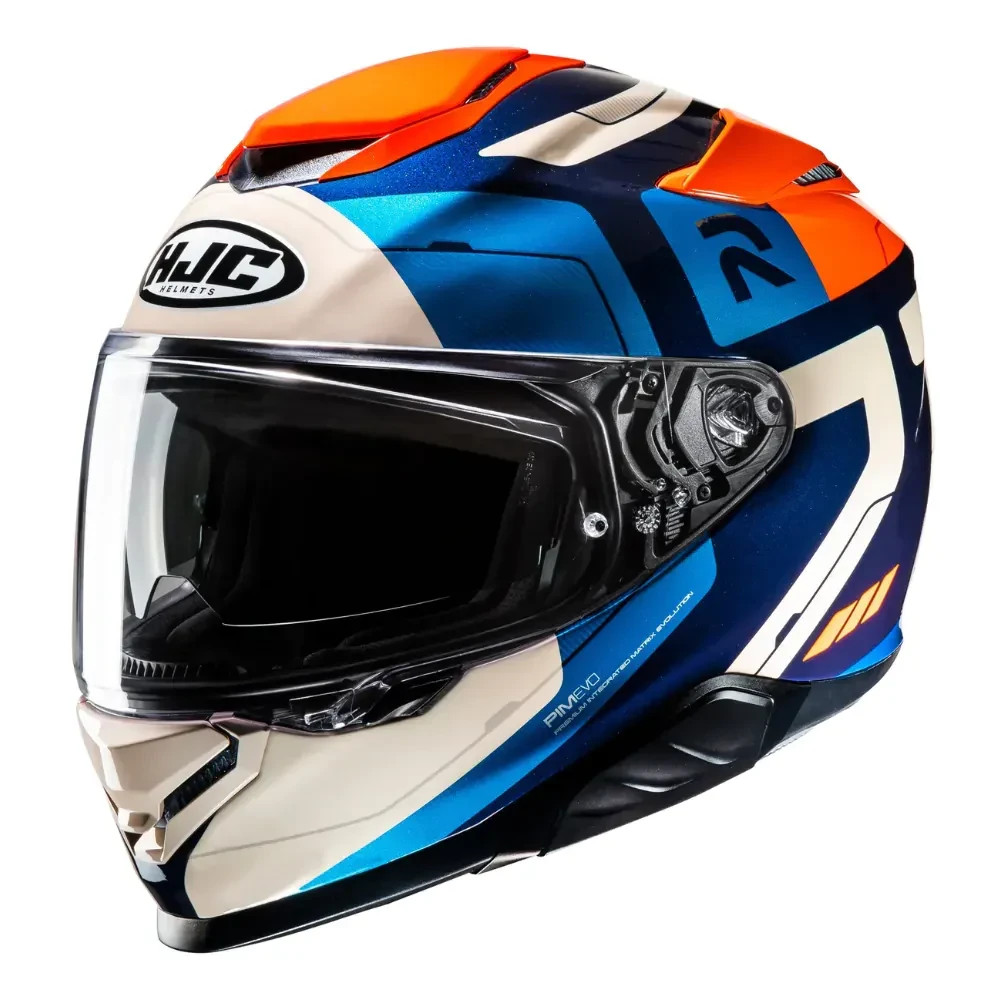 HJC RPHA 71 Cozad Blue Orange Full Face Motorcycle Motorbike Helmet Medium 57/58