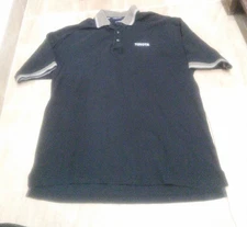 Vintage 90s Men's Arnold Palmer x Toyota Employee Polo Shirt Uniform Black Sz XL