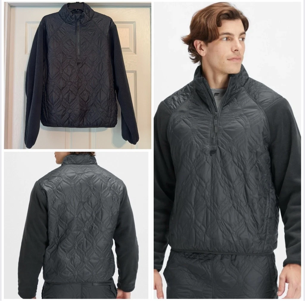 Fabletics The Loft Jacket Size L Onyx Gray