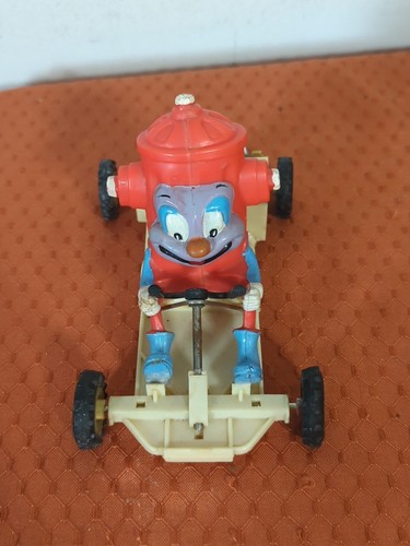 Vintage Marx Marxie Fire Hydrant Racing Go Kart Friction Drive Spielzeug - Bild 8 von 10