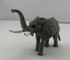 Elephant 4.5" Plastic Animal Toy Figure.