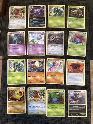 158x Cartes Pokémon Françaises Lot Vintage DP Platine HGSS Déchaînement FR