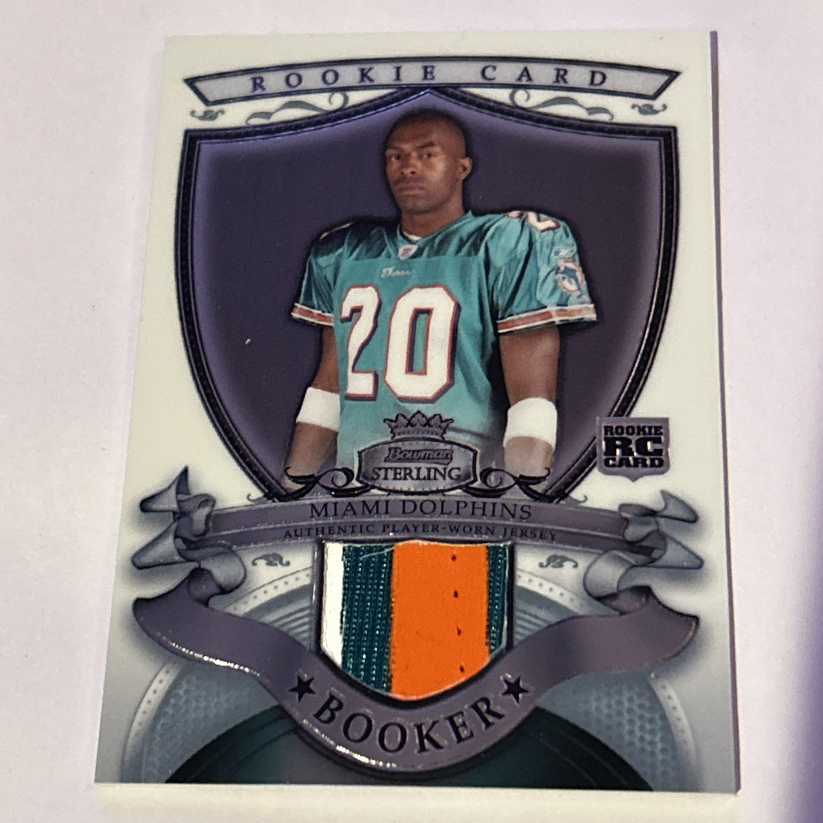 Lorenzo Booker Bowman Sterling Rookie Relics #LB Jersey