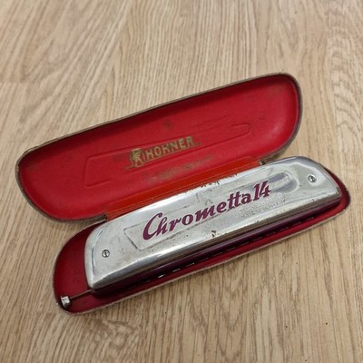 M Hohner Chrometta 14 Mundharmonika