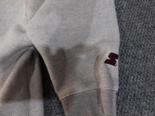 Mississippi State Bulldogs Shirt Mens XL Gray NCAA Football Waffle Knit Starter - Picture 10 of 15