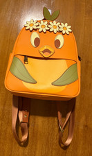 Loungefly Disney Parks Orange Bird Epcot Flower Garden Festival Mini Backpack