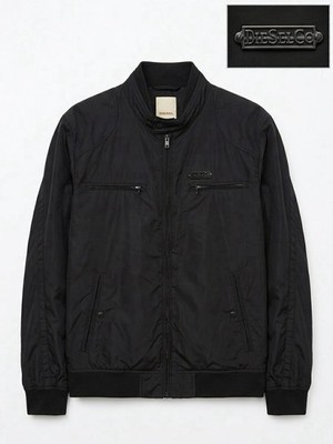 Diesel Men's Black Biker Jacket - Size XXL - Top Condition 