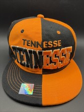 Tennessee Volunteers ICON Black/Orange Embroidered Flatbill SnapBack Acrylic Hat
