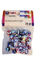 Colorful Fimo Clay Beads 25 Pc Bead Landing