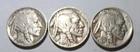 1936, 36d & 36s Buffalo Nickels As Pictured