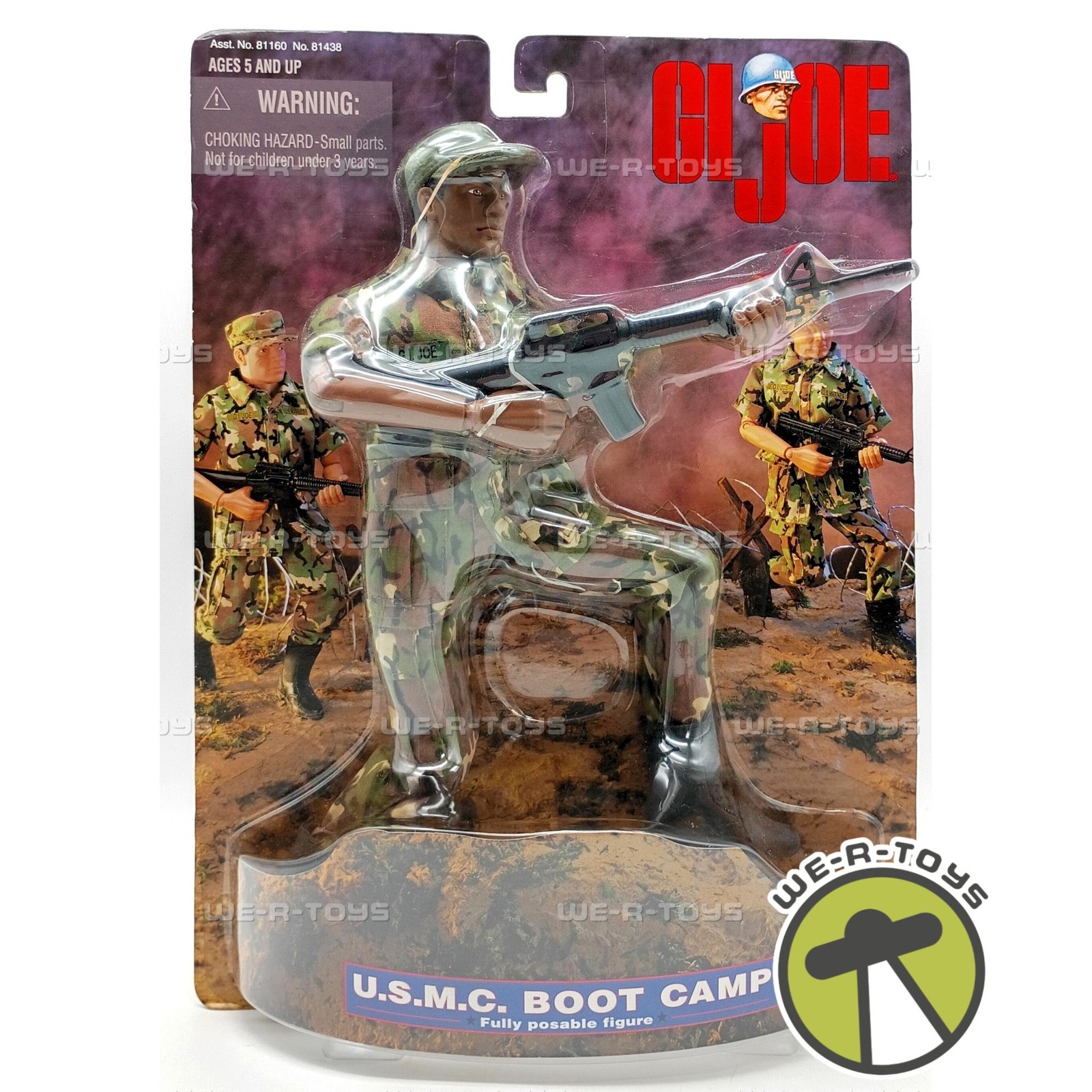 G.I. Joe U.S.M.C. Boot Camp Poseable Soldier Action Figure Hasbro 1998 No. 81439
