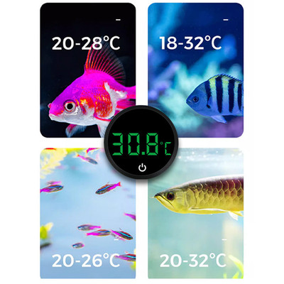 LED Display Aquarium Thermometer kabellos zur einfachen Überwachung der Wassert